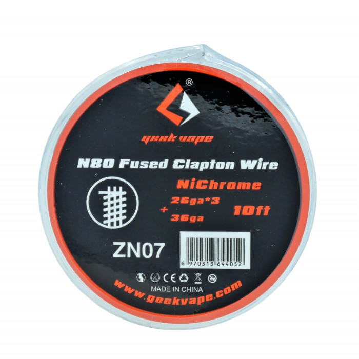 Geek Vape - Fil résistif NI80 Fused Clapton