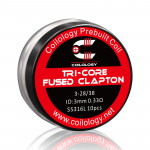 Coilology - Résistances Ni80 Tri-Core Fused Clapton préfaites