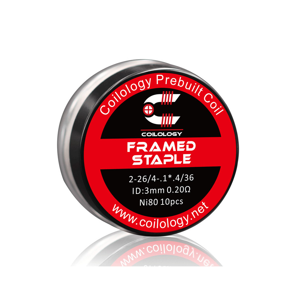 Coilology - Résistances Ni80 Framed Staple préfaites