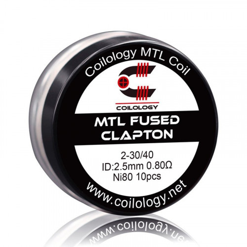 Coilology - Résistances Ni80 MTL Fused Clapton préfaites