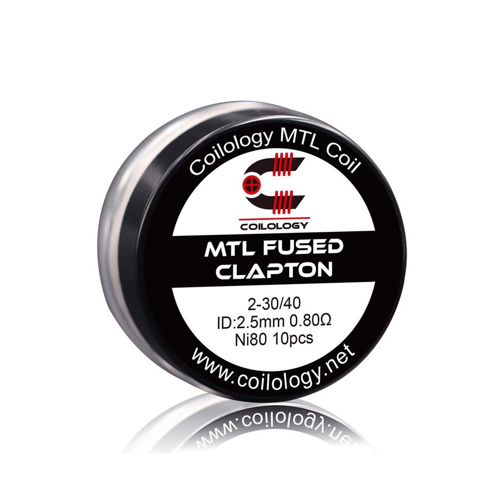 Coilology - Résistances Ni80 MTL Fused Clapton préfaites