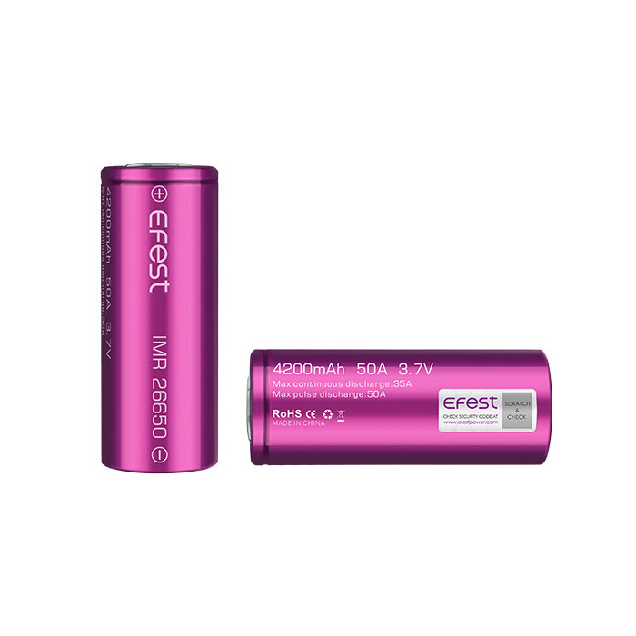 Efest - Accu IMR Purple 26650 4200 mAh