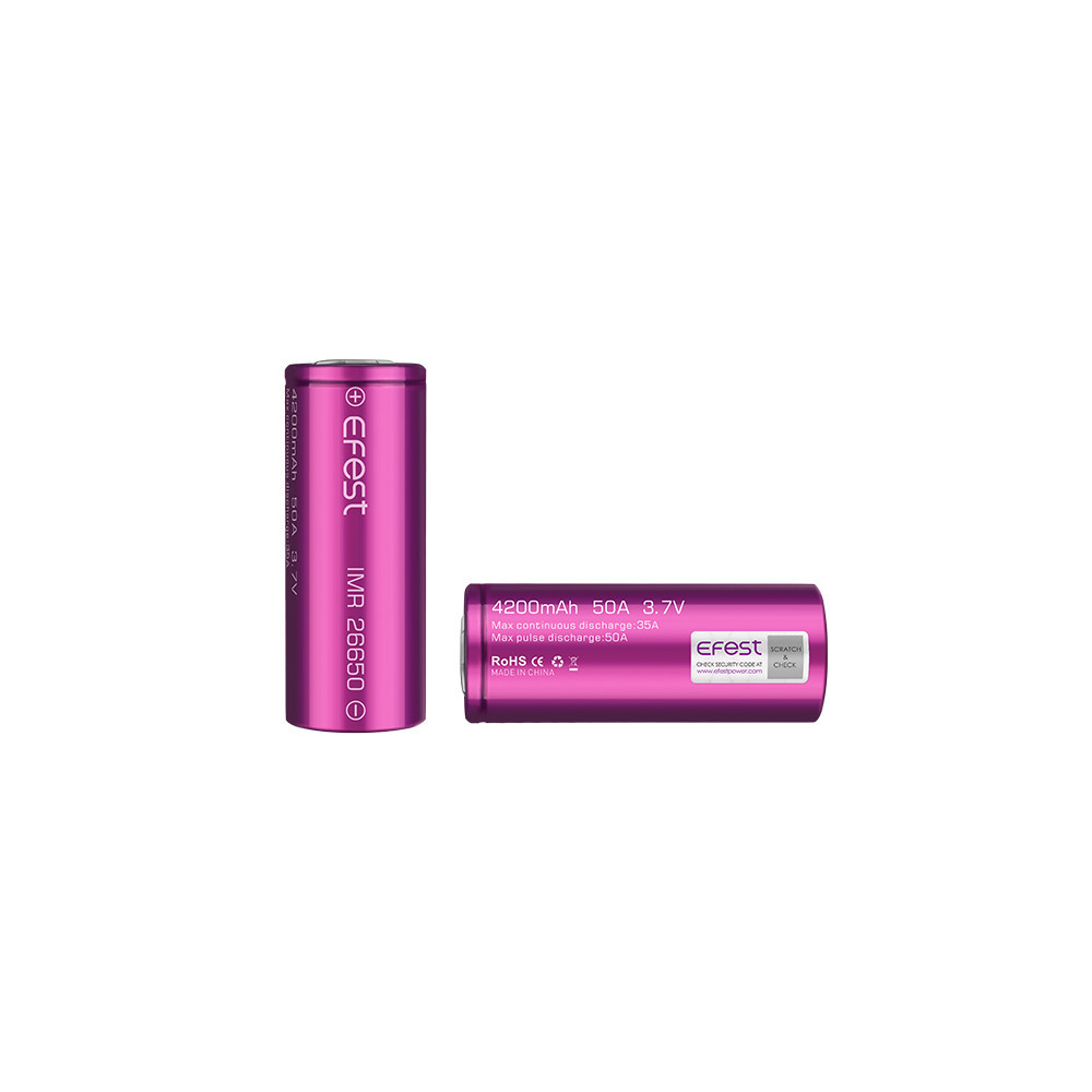 Efest - Accu IMR Purple 26650 4200 mAh